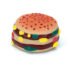 Rascals Latex Dog Toy hamburger Multi-Color 1ea/2.5 in