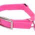 Coastal Sassy Snag-Proof Nylon Safety Cat Collar Neon Pink 3/8X8In