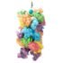 A & E Cages Happy Beaks Wooly Monster Bird Toy 1ea/LG (Pack of 3)
